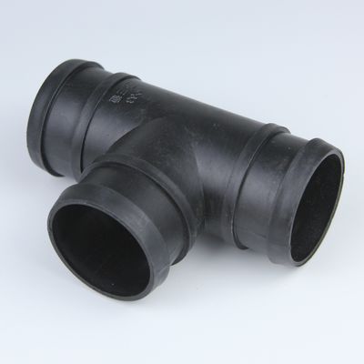 Industrial Plastic Pipe Tee Fittings Corrosion Resistant Diameter 25mm